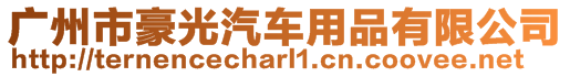 廣州市豪光汽車用品有限公司