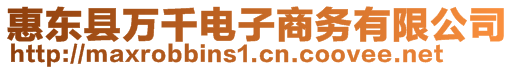 惠東縣萬(wàn)千電子商務(wù)有限公司