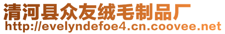 清河縣眾友絨毛制品廠