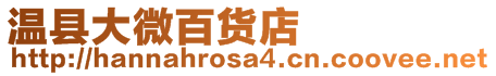 溫縣大微百貨店