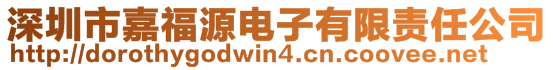 深圳市嘉福源电子有限责任公司