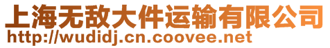 上海無(wú)敵大件運(yùn)輸有限公司