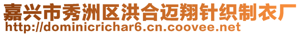 嘉興市秀洲區(qū)洪合邁翔針織制衣廠