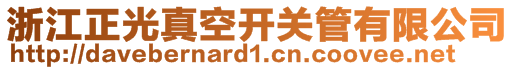 浙江正光真空開關(guān)管有限公司