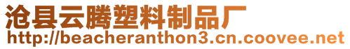 滄縣云騰塑料制品廠