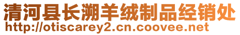 清河縣長溯羊絨制品經(jīng)銷處