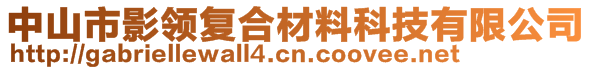 中山市影領(lǐng)復(fù)合材料科技有限公司