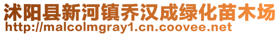 沭陽(yáng)縣新河鎮(zhèn)喬漢成綠化苗木場(chǎng)