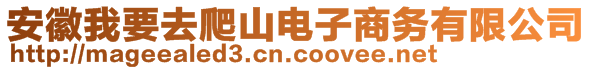 安徽我要去爬山電子商務(wù)有限公司