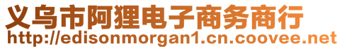 義烏市阿貍電子商務(wù)商行