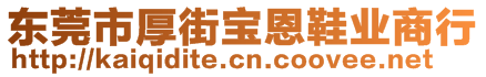 东莞市厚街宝恩鞋业商行