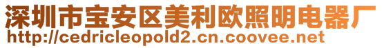 深圳市宝安区美利欧照明电器厂