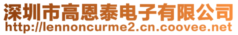 深圳市高恩泰電子有限公司