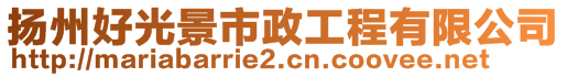 揚(yáng)州好光景市政工程有限公司