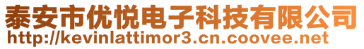 泰安市優悅電子科技有限公司