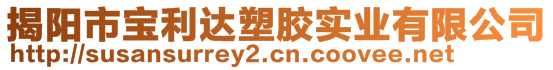 揭陽市寶利達塑膠實業(yè)有限公司