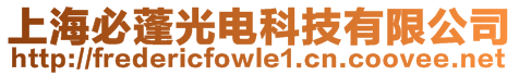 上海必蓬光電科技有限公司