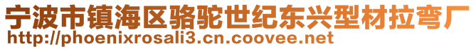 宁波市镇海区骆驼世纪东兴型材拉弯厂