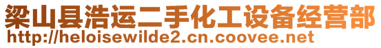 梁山县浩运二手化工设备经营部