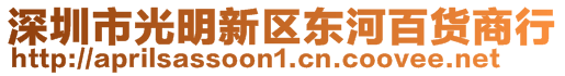 深圳市光明新區(qū)東河百貨商行