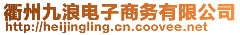 衢州九浪電子商務有限公司