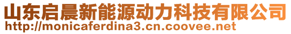 山东启晨新能源动力科技有限公司