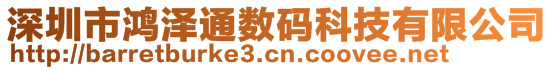 深圳市鸿泽通数码科技有限公司