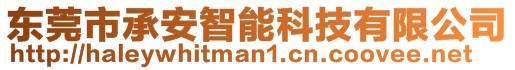 東莞市承安智能科技有限公司