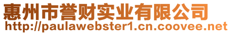惠州市譽財實業(yè)有限公司