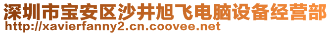 深圳市寶安區(qū)沙井旭飛電腦設(shè)備經(jīng)營部