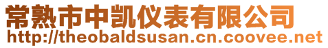 常熟市中凱儀表有限公司