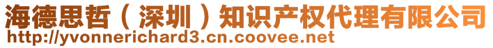 海德思哲(深圳)知識產權代理有限公司