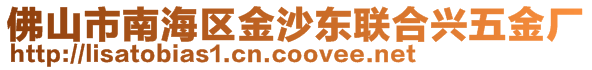 佛山市南海區(qū)金沙東聯(lián)合興五金廠