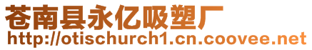 蒼南縣永億吸塑廠