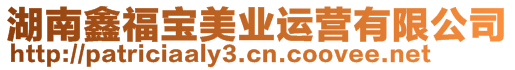 湖南鑫福寶美業(yè)運(yùn)營(yíng)有限公司