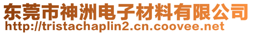 東莞市神洲電子材料有限公司