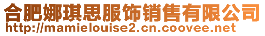 合肥娜琪思服飾銷售有限公司