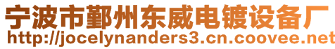 寧波市鄞州東威電鍍?cè)O(shè)備廠