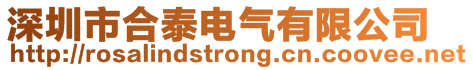 深圳市合泰電氣有限公司