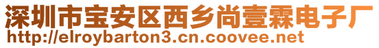 深圳市寶安區(qū)西鄉(xiāng)尚壹霖電子廠