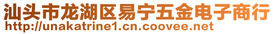 汕頭市龍湖區(qū)易寧五金電子商行