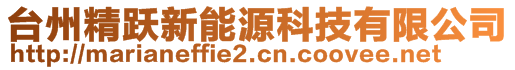 台州精跃新能源科技有限公司