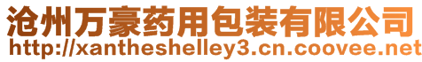 滄州萬豪藥用包裝有限公司