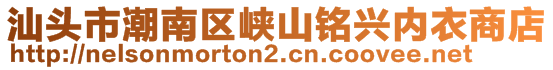 汕頭市潮南區(qū)峽山銘興內(nèi)衣商店