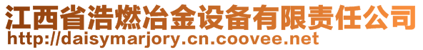 江西省浩燃冶金设备有限责任公司