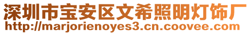 深圳市寶安區文希照明燈飾廠