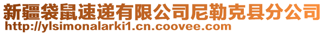 新疆袋鼠速遞有限公司尼勒克縣分公司