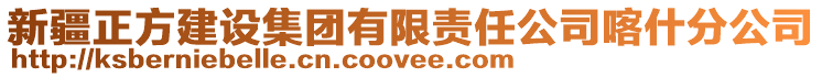 新疆正方建設集團有限責任公司喀什分公司