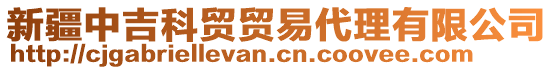 新疆中吉科貿(mào)貿(mào)易代理有限公司