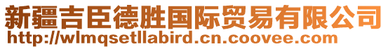 新疆吉臣德勝國際貿(mào)易有限公司